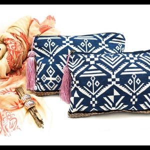 NEW Women’s Bohemian Tassel Clutch Purse/MakeupBag